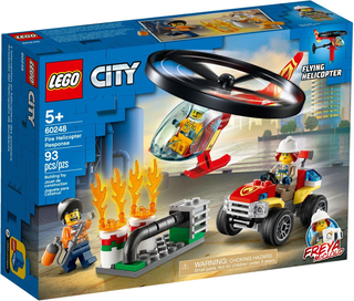 Fire Helicopter Response, 60248 LEGO® City Set Building Kit LEGO®