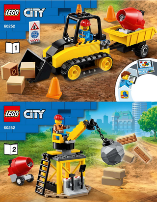 60252 - Construction Bulldozer - INSTRUCTIONS ONLY Instructions LEGO®