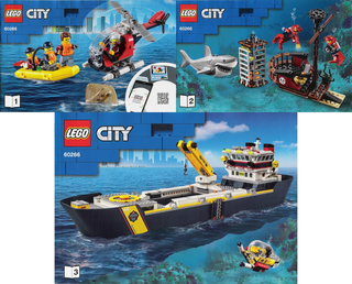 60266-Ocean Exploration Ship - INSTRUCTIONS ONLY Instructions LEGO®