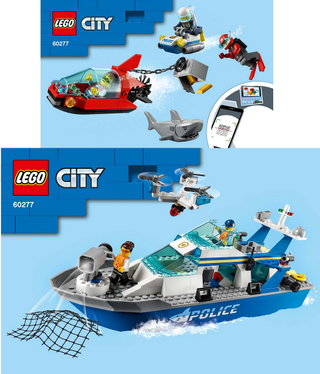 60277-Police Patrol Boat - INSTRUCTIONS ONLY Instructions LEGO®