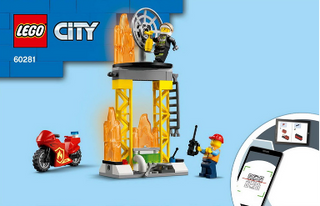 60281-Fire Rescue Helicopter - INSTRUCTIONS ONLY Instructions LEGO® Slightly Used Book 1