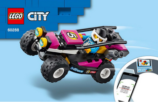 60288-Race Buggy Transporter - INSTRUCTIONS ONLY Instructions LEGO® Slightly Used Book 1
