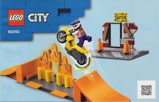 60293-Stunt Park - INSTRUCTIONS ONLY Instructions LEGO® Slightly Used Book 1