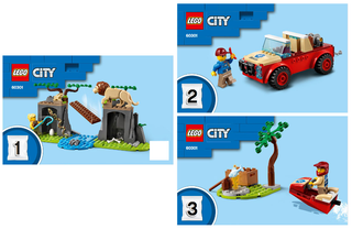 60301-Wildlife Rescue Off-Roader - INSTRUCTIONS ONLY Instructions LEGO®