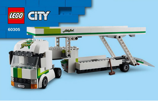 60305-Car Transporter - INSTRUCTIONS ONLY Instructions LEGO® Slightly Used Book 2