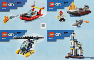 60308-Seaside Police and Fire Mission - INSTRUCTIONS ONLY Instructions LEGO®