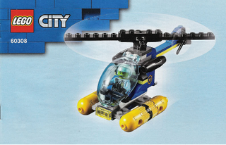 60308-Seaside Police and Fire Mission - INSTRUCTIONS ONLY Instructions LEGO® Slightly Used Book 3