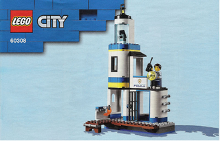 60308-Seaside Police and Fire Mission - INSTRUCTIONS ONLY Instructions LEGO® Slightly Used Book 4