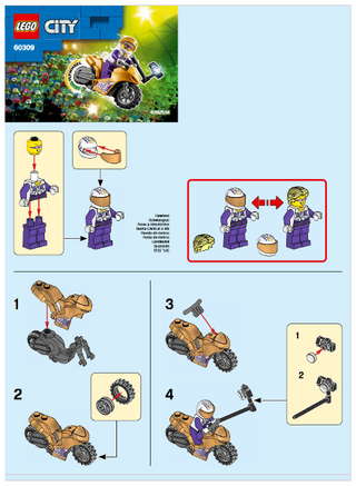 60309-Selfie Stunt Bike - INSTRUCTIONS ONLY Instructions LEGO®