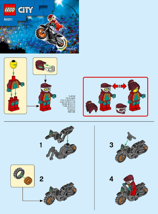 60311-Fire Stunt Bike - INSTRUCTIONS ONLY Instructions LEGO®