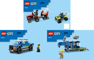 60315-Police Mobile Command Truck - INSTRUCTIONS ONLY Instructions LEGO®