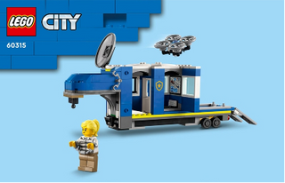 60315-Police Mobile Command Truck - INSTRUCTIONS ONLY Instructions LEGO® Slightly Used Book 3
