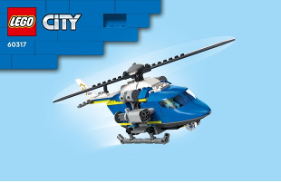 60317-Police Chase at the Bank - INSTRUCTIONS ONLY Instructions LEGO® Slightly Used Book 3