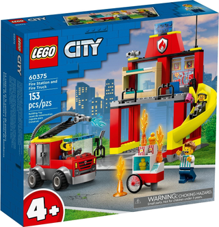 Fire Station and Fire Truck, 60375 Building Kit LEGO®   