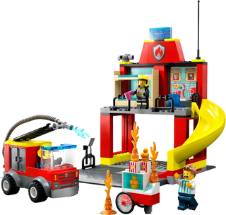 Fire Station and Fire Truck, 60375 Building Kit LEGO®   