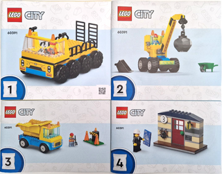 60391 - Construction Trucks and Wrecking Ball Crane - INSTRUCTIONS ONLY Instructions LEGO®