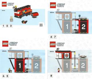 60414 - Fire Station with Fire Truck - INSTRUCTIONS ONLY Instructions LEGO®
