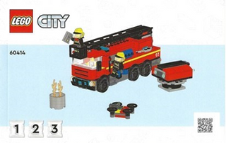 60414 - Fire Station with Fire Truck - INSTRUCTIONS ONLY Instructions LEGO® Slightly Used Book 1