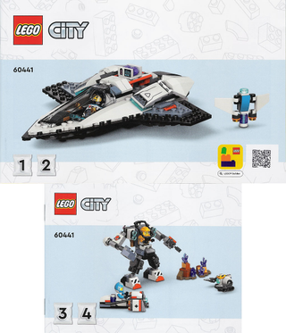 60441-City Bundle Pack, 3 Sets in 1 Super Pack (Sets 30663, 60428, and 60430) - Space Explorers Pack - INSTRUCTIONS ONLY Instructions LEGO®