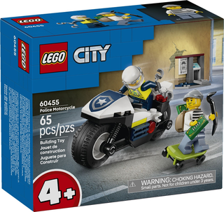 60455 - Police Motorcycle - EMPTY BOX ONLY Empty Box LEGO®