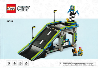 60460 - No Limits: Race Car Ramp - INSTRUCTIONS ONLY Instructions LEGO® Slightly Used Book 2