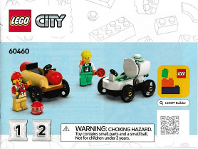 60460 - No Limits: Race Car Ramp - INSTRUCTIONS ONLY Instructions LEGO® Slightly Used Book 1