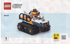 60470 - Explorer Train- INSTRUCTIONS ONLY Instructions LEGO® Slightly Used Book 1