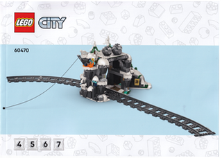 60470 - Explorer Train- INSTRUCTIONS ONLY Instructions LEGO® Slightly Used Book 3