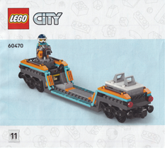60470 - Explorer Train- INSTRUCTIONS ONLY Instructions LEGO® Slightly Used Book 6