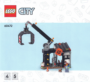 60472 - Scrapyard - INSTRUCTIONS ONLY Instructions LEGO® Slightly Used Book 4