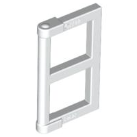 Pane for Window 1 x 2 x 3 with Thick Corner Tabs, Part# 60608