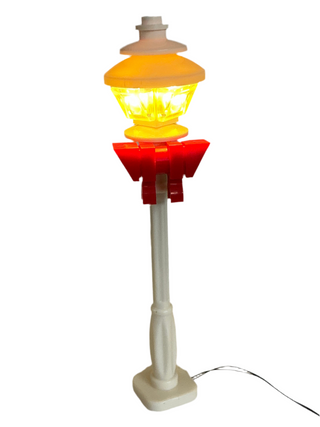 Light-Up Winter Village Lamp Post, USB, ACC-WV Light up kit United Brick Co® White Amber
