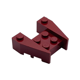 Wedge 3 1/2 x 4 with Stud Notches, Part# 50373 Part LEGO® Dark Red