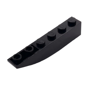 Slope, Curved 6 x 1 Inverted, Part# 42023 Part LEGO® Black