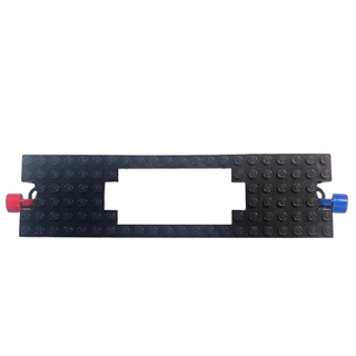 Train Base 6 x 22 Cutout with Magnets, Part# x902c01 Part LEGO® Black