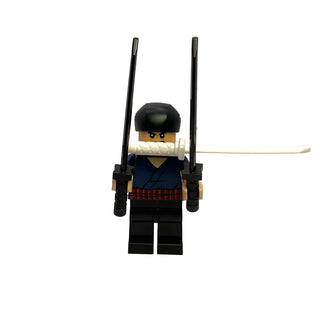 Roronoa Zoro, op019 Minifigure LEGO® Like New With Swords