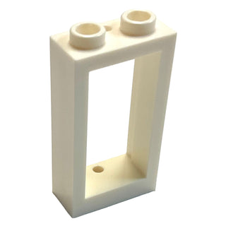 Window 1 x 2 x 3 Flat Front, Part# 60593 Part LEGO® White