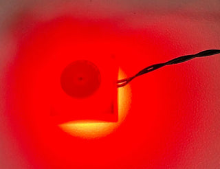 1x1 LED Light-up Plate, DIY System, LB1x1 DC Custom Parts United Brick Co® Red