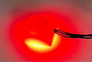 1x1 LED Light-up Plate, DIY System, Reconnectable, LB1x1-LA Custom Parts United Brick Co® Red