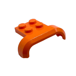 Vehicle, Mudguard 4 x 3 x 1 with Arch Curved, Part# 28326 Part LEGO® Orange