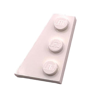 Wedge, Plate 3 x 2 Left, Part# 43723 Part LEGO® White