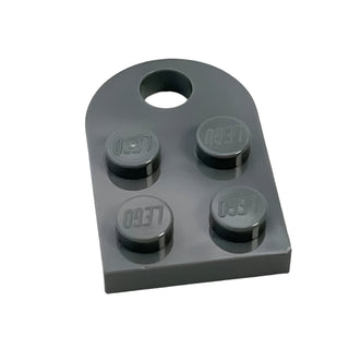 Plate, Modified 2x3 with Hole, Part# 3176 Part LEGO® Dark Bluish Gray