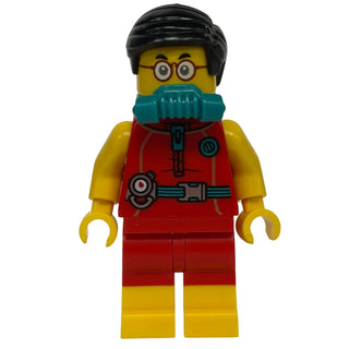 Mr. Tang - Red Diving Suit, mk095 - LEGO® Monkie Kid Minifigure LEGO®