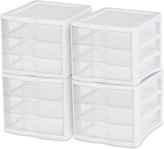 Sterilite 3-Drawer Sorting Storage Container for Building Bricks & Pieces Storage Sterilite Like New