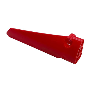 Technic, Panel Fairing #6 Long Smooth, Side B, Part# 64393 Part LEGO® Red