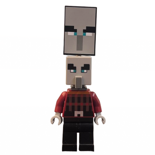 Illager (Pillager) - Narrow Eyes with Ominous Banner, min196 Minifigure LEGO®