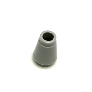 Cone 1x1 with Top Groove, Part# 4589b Part LEGO® Light Bluish Gray  