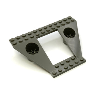 Wing Plate Bi-Level 12 x 9 x 2 1/3, Part# 30037 Part LEGO® Dark Gray  