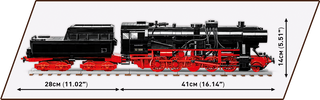 COBI DR BR 52 Steam Locomotive : Set #6282 Cobi Kit Cobi Toys