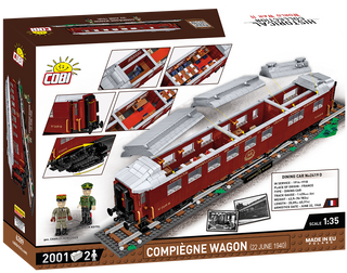 COBI Compiègne Wagon (22 June 1940) Train Car : Set #6289 Cobi Kit Cobi Toys